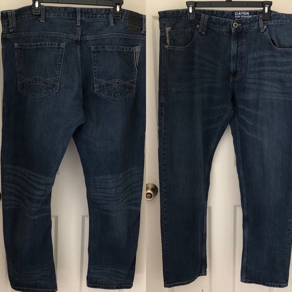 Sean John Men's Denim Blue Jeans Clayton - Picture 1 of 11